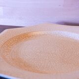 Plat drande assiette de service en faience de Charolles