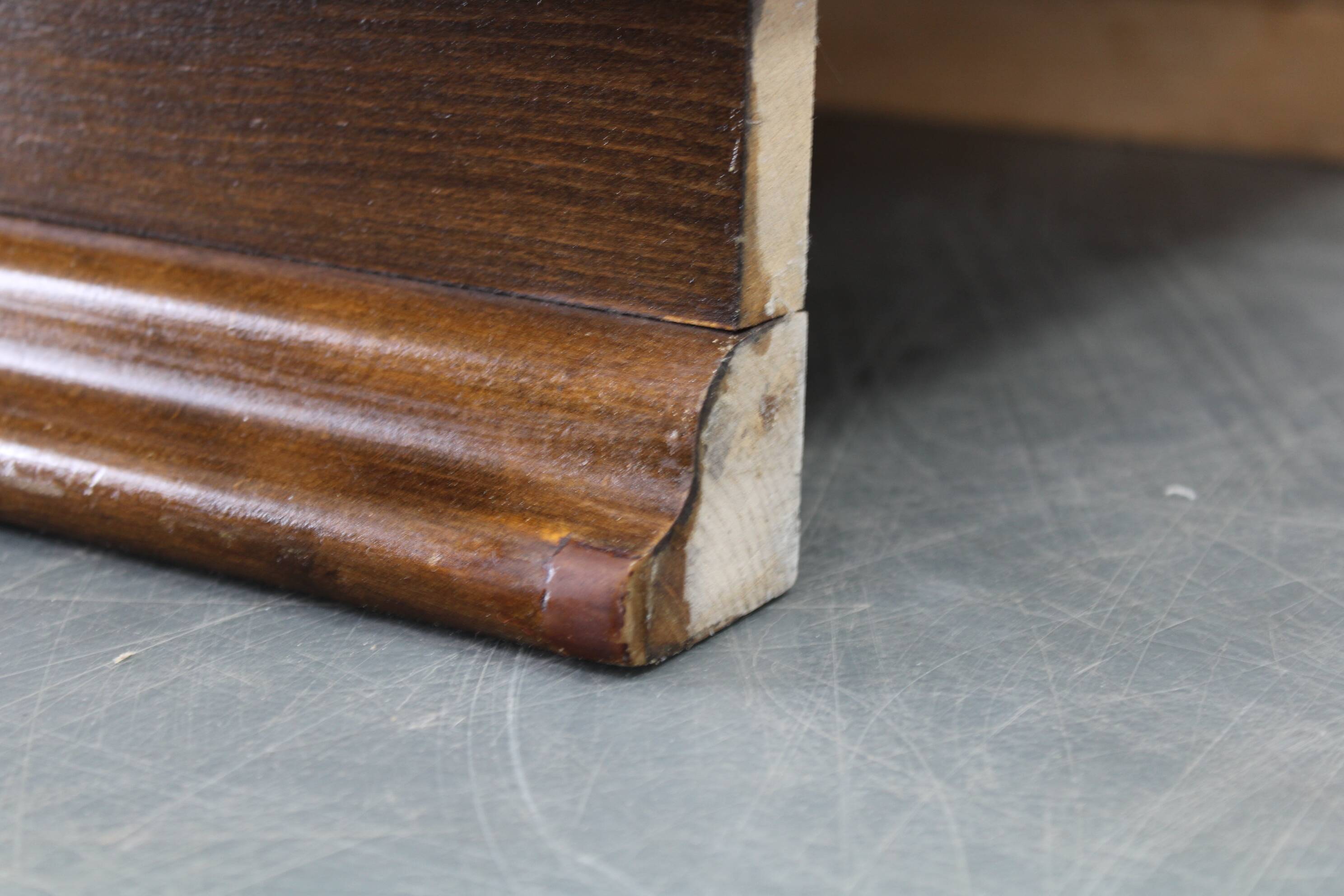 Art Deco walnut nightstand with black opaxite glass, Czechoslovakia 1930s