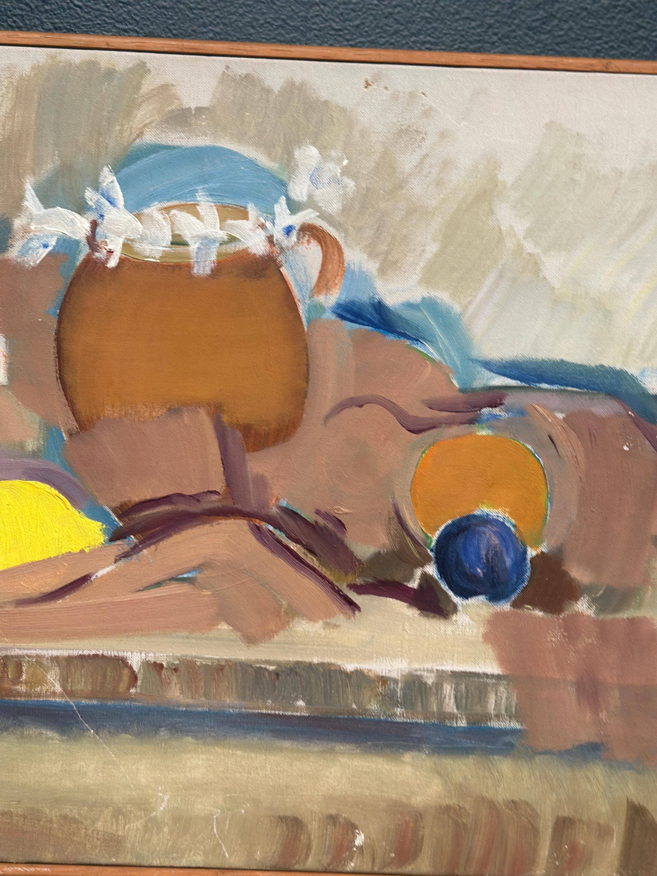 Original Swedish Oil on Canvas – “Still Life” by Martin Sjöblom – Signed