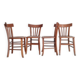 4 bistro chairs, 1940s