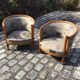 Pair of armchairs