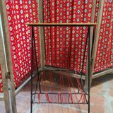 Table platine bois et scoubidou
