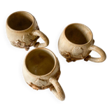 3 tasse en grès