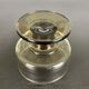 Champagne or dessert coupe bearing the Mobil Pegasus logo, 1970, France