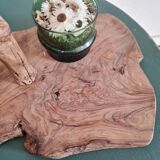 Brutalist wooden top