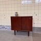 Vintage Danish cabinet with sliding doors