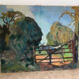 Landscape signed 20th century school