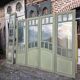4 Art Nouveau partition doors + transom