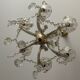Antique Murano 5-branch tassel chandelier