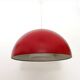 red designer metal suspension
