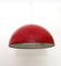 red designer metal suspension