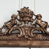 Ancient mirror with pediment 81x122cm