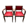 Paire de fauteuils bridges  vers 1960