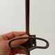 Set of 3 vintage coat hooks.