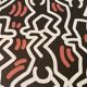 Keith Haring Vintage Screenprint Dancing People 21/150 THE KEITH HARING FOUNDATION INC. year 1990