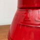 Red Italian ceramic vase from the mid-century by Bitossi, 1960s.