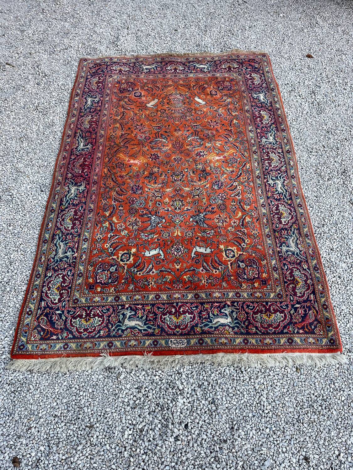 Very large antique Persian rug