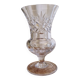 Vase Médicis en cristal signé Bayel coupe ciselée XIXème