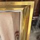 Brass frame fireplace
