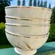 4 vintage deshouliiere porcelain bowls