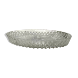 Plat à apéritif à compartiments en verre