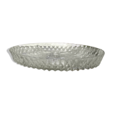 Aperitif dish with glass compartments