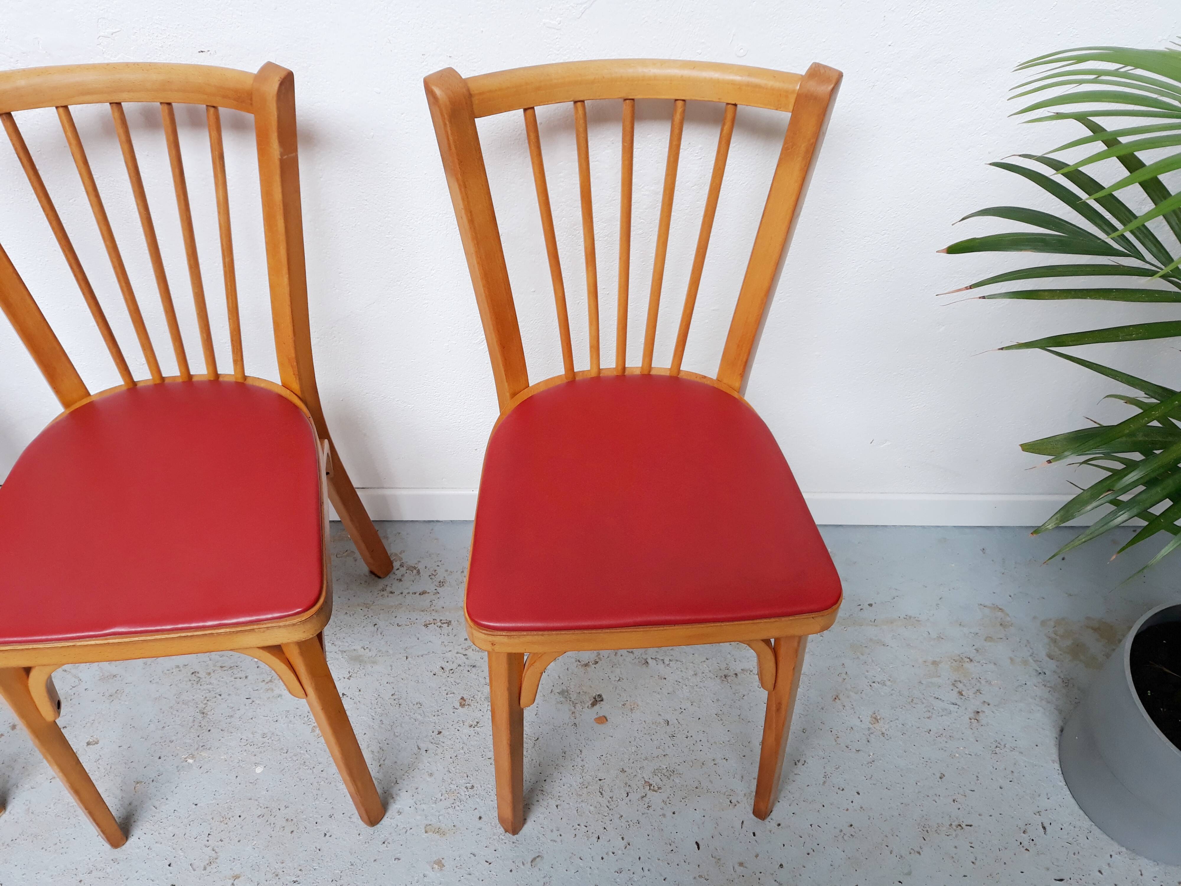 4 vintage bistro chairs Baumann