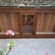 Oak display cabinet 237 cm