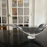 grande coupe oiseau en cristal