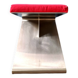 70s folded stainless steel stool