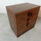 Set of brutalist cabinets, 1970s