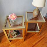 Pair of vintage 1970s side tables