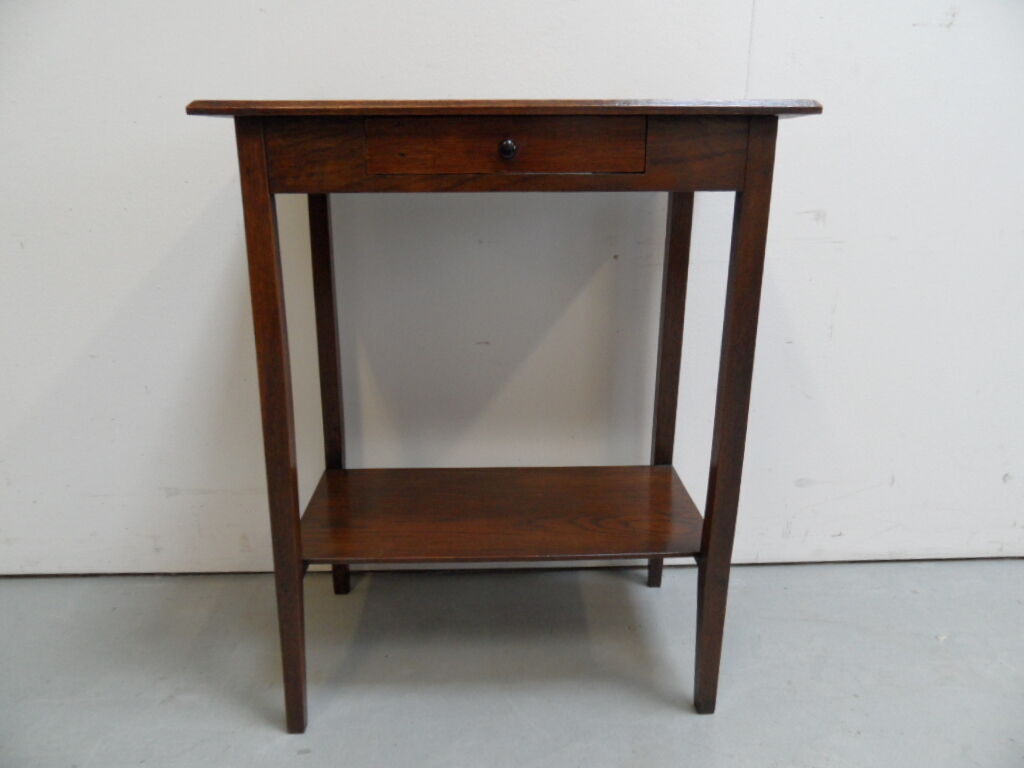 Vintage oak sidetable