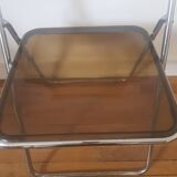 Metal and plexiglass folding chair