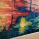Peinture abstraite atmosphérique