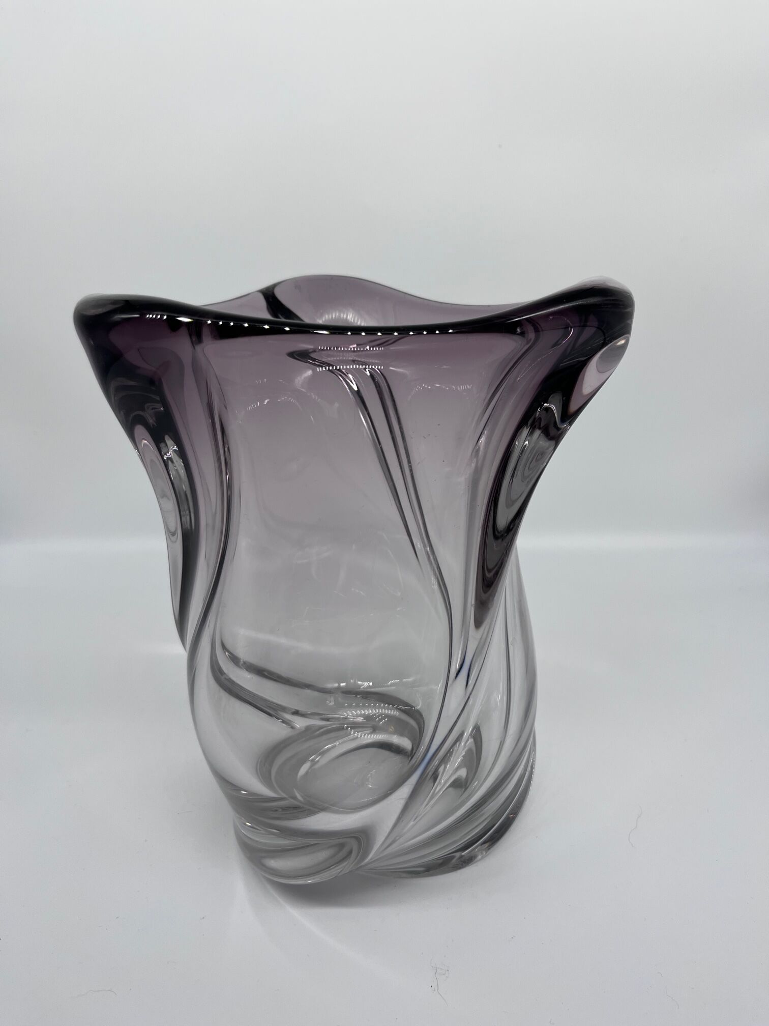 Crystal vase Val Saint Lambert
