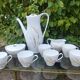 Coffee service Eschenbach Bavaria-Germany in fine porcelain decoration wheat Vintage years 70/80s