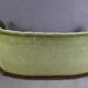 Canapé à boutons vert incurvé danois des années 1940