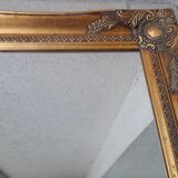 Rectangular gold mirror