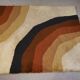 Rug published by Herforder Teppiche, 1970s pop art design.