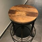 Vintage industrial stool
