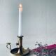 Antique brass candle holder