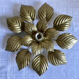 Wall lamp or ceiling lamp golden flower