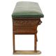 Banc antique en chêne sculpté style Renaissance