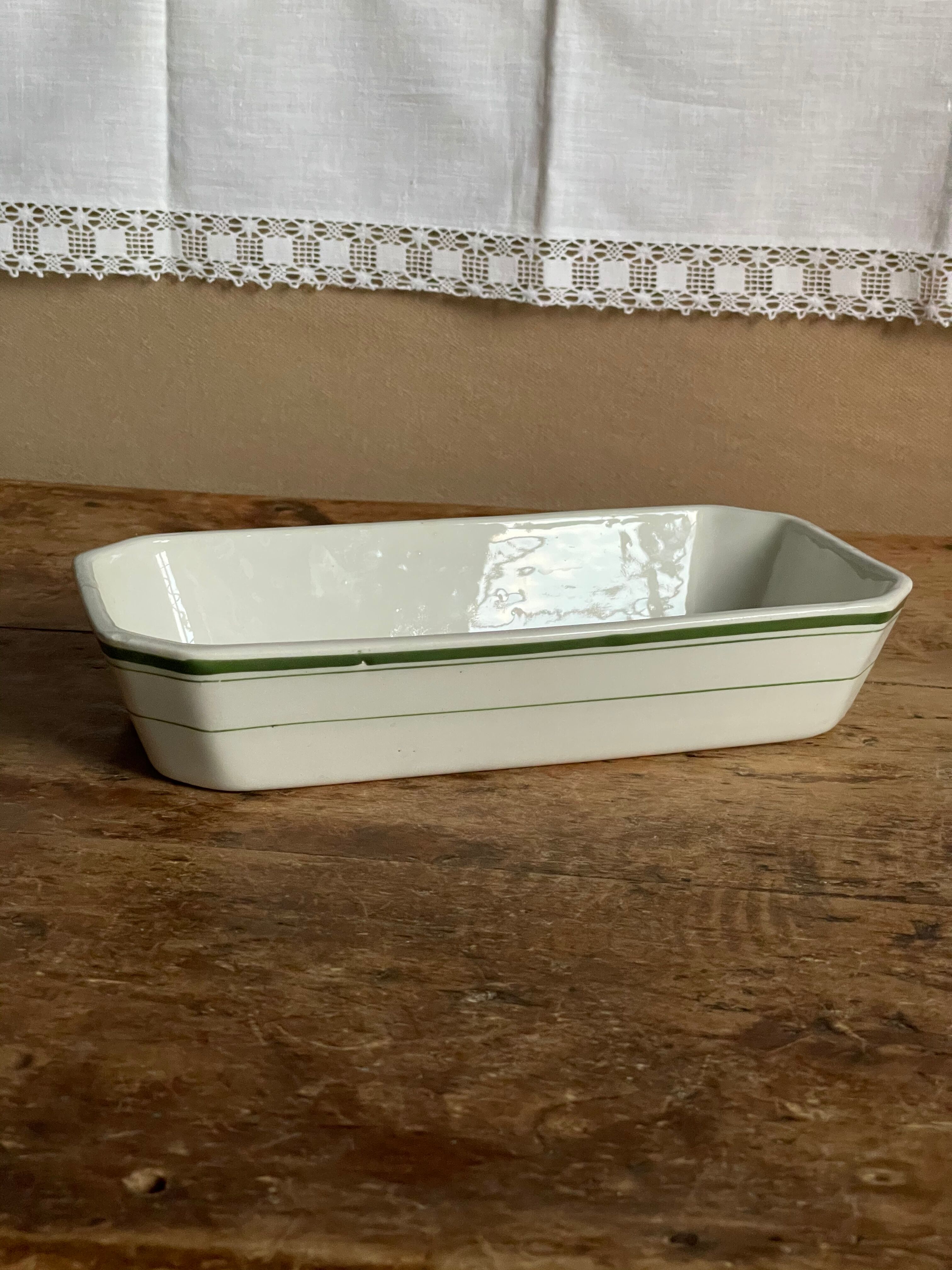 Vintage rectangular dish
