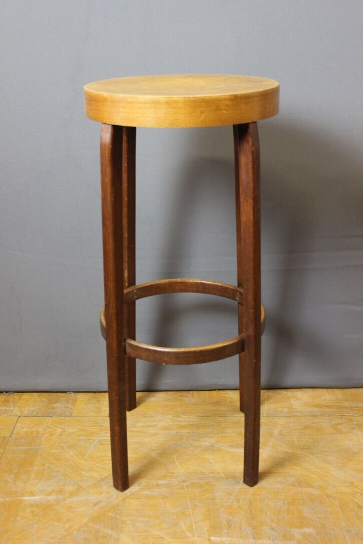 Suite of three bar stools circa 1940