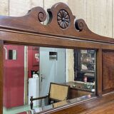 English art nouveau buffet in mahogany early twentieth century