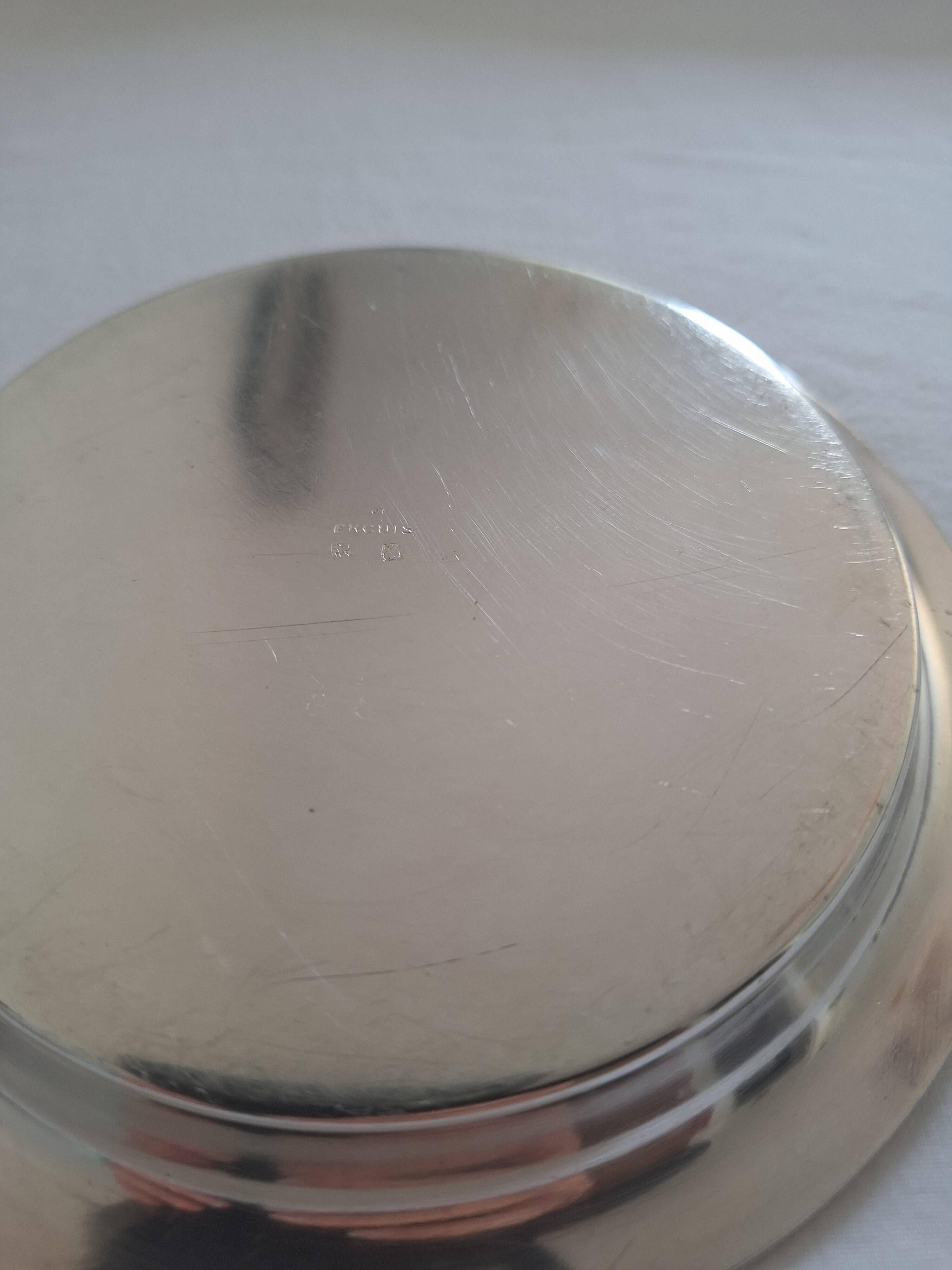 Bread plate or bottle coaster - Ercuis goldsmith