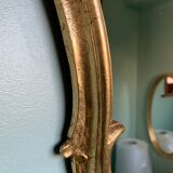 Golden baroque mirror