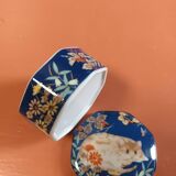 Pill box earthenware decoration cat